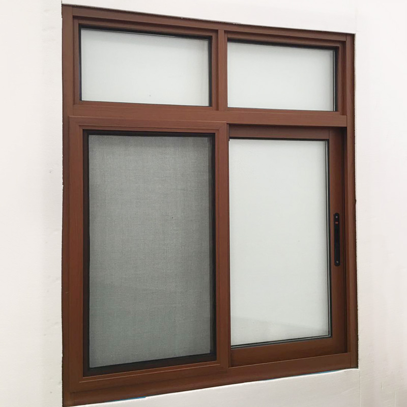 OEM Factory for Jalousie Shutter Windows -
 Broken bridge thermal insulation sliding window with aluminum mesh – Altop