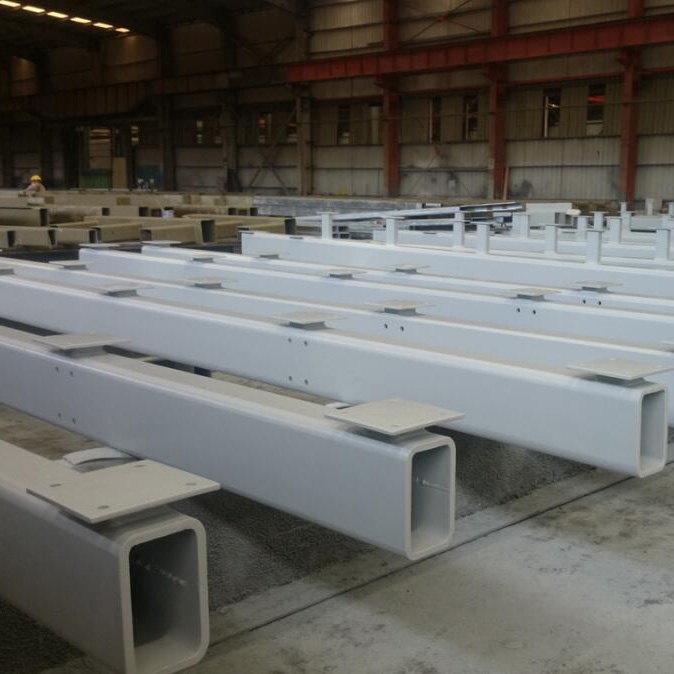 Good Quality Fiberglass Cladding Panel -
 Steel structure beam column – Altop