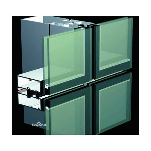 Good Quality Double Skin Facade -
 Stick Curtain Wall – Altop