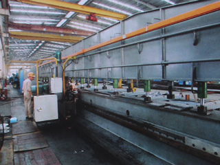 Large edge milling machine