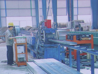 C profile steel production line