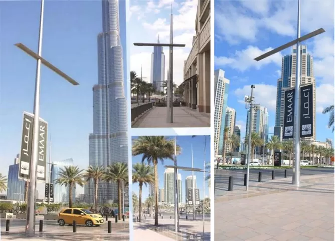 Dubai Light Post
