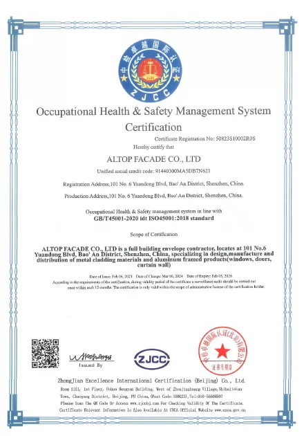 Occupational Health Safety Management System Certification